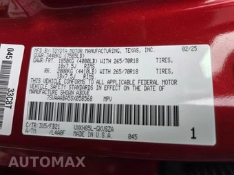 2025 Toyota Sequoia SR5 – miniatura 12
