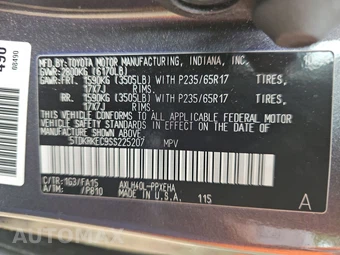 2025 Toyota Sienna LE 8-Passenger 120.5" WB - miniatura 15
