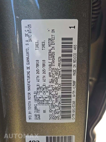 2025 Toyota Tacoma i-FORCE MAX Trailhunter Crew Cab Medium Bed - miniatura 5