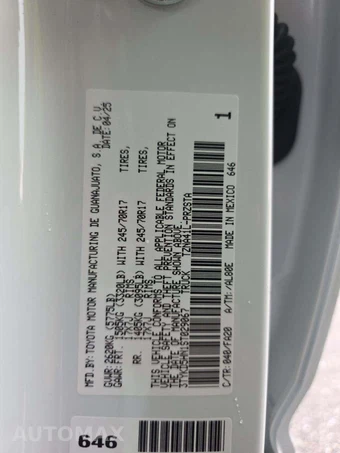2025 Toyota Tacoma SR Crew Cab Medium Bed - miniatura 5