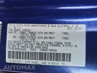 2025 Toyota Tacoma TRD Off-Road Crew Cab Long Bed - miniatura 14