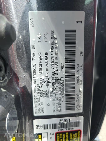 2025 Toyota Tundra i-FORCE MAX Platinum Crew Cab Short Bed - miniatura 14