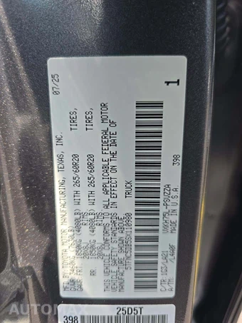 2025 Toyota Tundra i-FORCE MAX Platinum Crew Cab Short Bed - miniatura 5