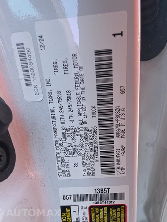 2025 Toyota Tundra SR Crew Cab Short Bed - miniatura 14