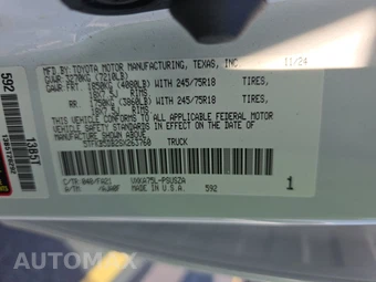 2025 Toyota Tundra SR Crew Cab Short Bed - miniatura 21
