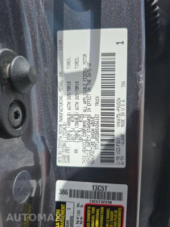 2025 Toyota Tundra SR5 Crew Cab Short Bed - miniatura 14