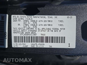 2025 Toyota Tundra SR5 Crew Cab Short Bed - miniatura 2