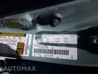 2025 Toyota Tundra SR5 Crew Cab Short Bed - miniatura 8