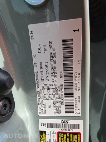 2025 Toyota Tundra SR5 Crew Cab Short Bed - miniatura 14