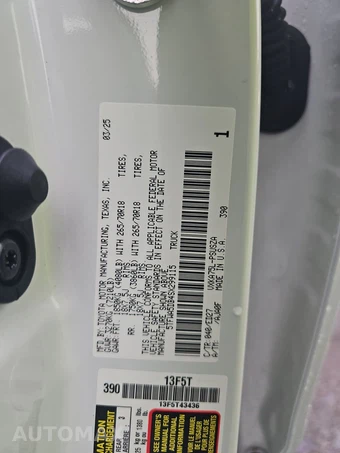 2025 Toyota Tundra SR5 Crew Cab Short Bed - miniatura 14