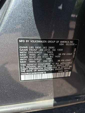 2025 Volkswagen Atlas 2.0T SE w/Technology - miniatura 22