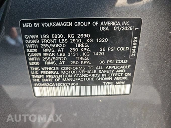 2025 Volkswagen Atlas 2.0T SE w/Technology - miniatura 14