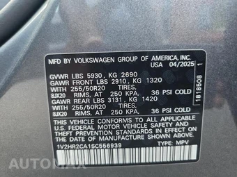 2025 Volkswagen Atlas 2.0T SE w/Technology - miniatura 5