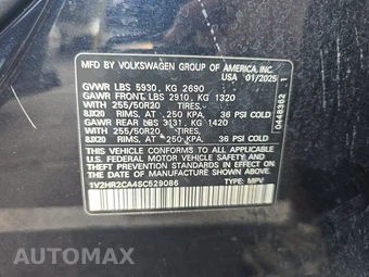 2025 Volkswagen Atlas 2.0T SE w/Technology - miniatura 15