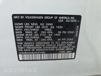 2025 Volkswagen Atlas 2.0T SE w/Technology - miniatura 22