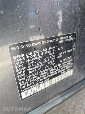 2025 Volkswagen Atlas 2.0T SE w/Technology - miniatura 14