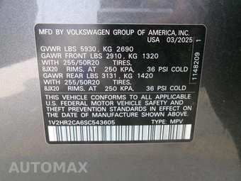 2025 Volkswagen Atlas 2.0T SE w/Technology - miniatura 5