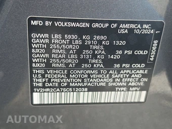 2025 Volkswagen Atlas 2.0T SE w/Technology - miniatura 15