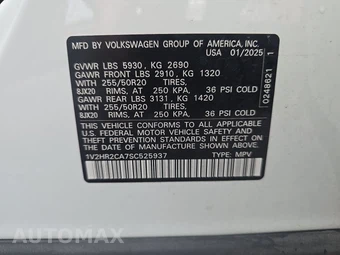 2025 Volkswagen Atlas 2.0T SE w/Technology - miniatura 15