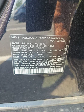2025 Volkswagen Atlas 2.0T SE w/Technology - miniatura 22
