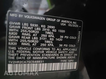 2025 Volkswagen Atlas 2.0T SE w/Technology - miniatura 5
