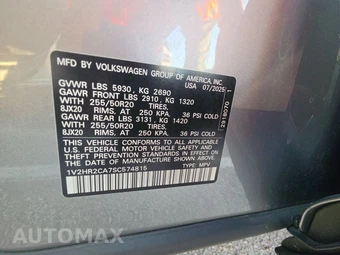 2025 Volkswagen Atlas 2.0T SE w/Technology - miniatura 14