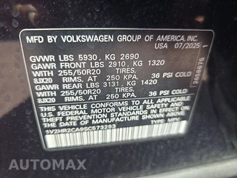 2025 Volkswagen Atlas 2.0T SE w/Technology - miniatura 15