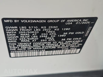 2025 Volkswagen Atlas 2.0T SE w/Technology - miniatura 16