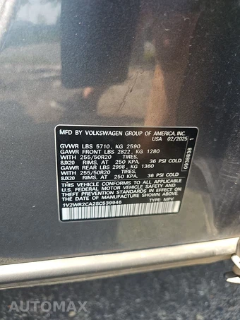2025 Volkswagen Atlas 2.0T SE w/Technology - miniatura 22