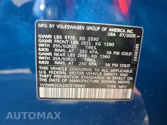 2025 Volkswagen Atlas 2.0T SE w/Technology - miniatura 15