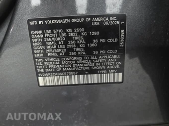 2025 Volkswagen Atlas 2.0T SE w/Technology - miniatura 15