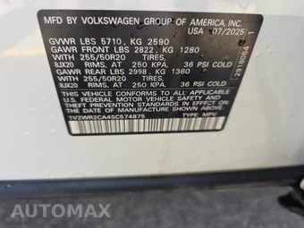 2025 Volkswagen Atlas 2.0T SE w/Technology - miniatura 15