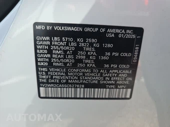 2025 Volkswagen Atlas 2.0T SE w/Technology - miniatura 22