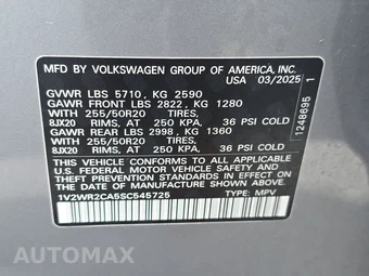 2025 Volkswagen Atlas 2.0T SE w/Technology - miniatura 15