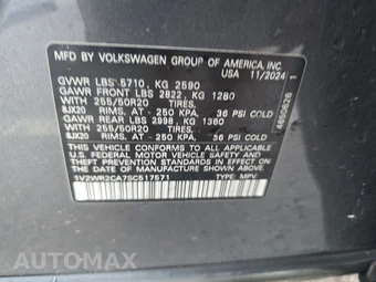 2025 Volkswagen Atlas 2.0T SE w/Technology - miniatura 14