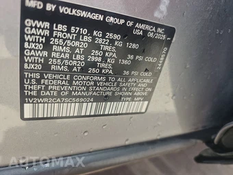2025 Volkswagen Atlas 2.0T SE w/Technology - miniatura 15