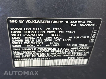 2025 Volkswagen Atlas 2.0T SE w/Technology - miniatura 15