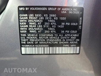 2025 Volkswagen Atlas 2.0T SEL - miniatura 15