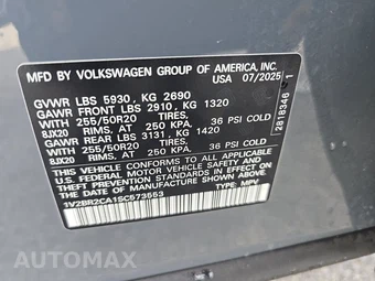 2025 Volkswagen Atlas 2.0T SEL - miniatura 15