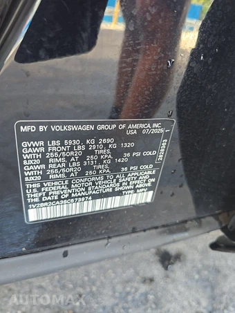 2025 Volkswagen Atlas 2.0T SEL - miniatura 15