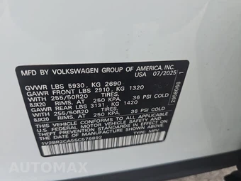 2025 Volkswagen Atlas 2.0T SEL - miniatura 15