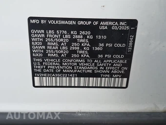 2025 Volkswagen Atlas Cross Sport 2.0T SE w/Technology - miniatura 21