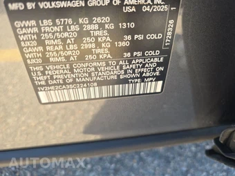 2025 Volkswagen Atlas Cross Sport 2.0T SE w/Technology - miniatura 15