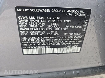 2025 Volkswagen Atlas Cross Sport 2.0T SE w/Technology - miniatura 14