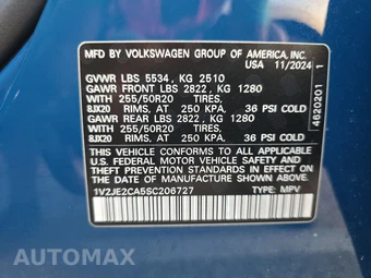 2025 Volkswagen Atlas Cross Sport 2.0T SE w/Technology - miniatura 21