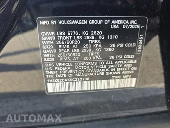 2025 Volkswagen Atlas Cross Sport 2.0T SE w/Technology - miniatura 14