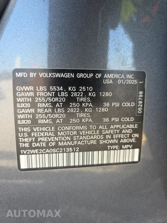 2025 Volkswagen Atlas Cross Sport 2.0T SE w/Technology - miniatura 14