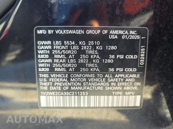 2025 Volkswagen Atlas Cross Sport 2.0T SE w/Technology - miniatura 14