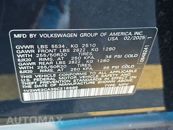 2025 Volkswagen Atlas Cross Sport 2.0T SE w/Technology - miniatura 15