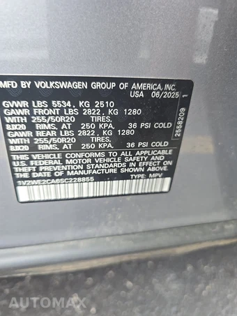 2025 Volkswagen Atlas Cross Sport 2.0T SE w/Technology - miniatura 14